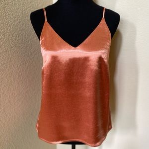 A New Day Copper Colored V-Neck Tank